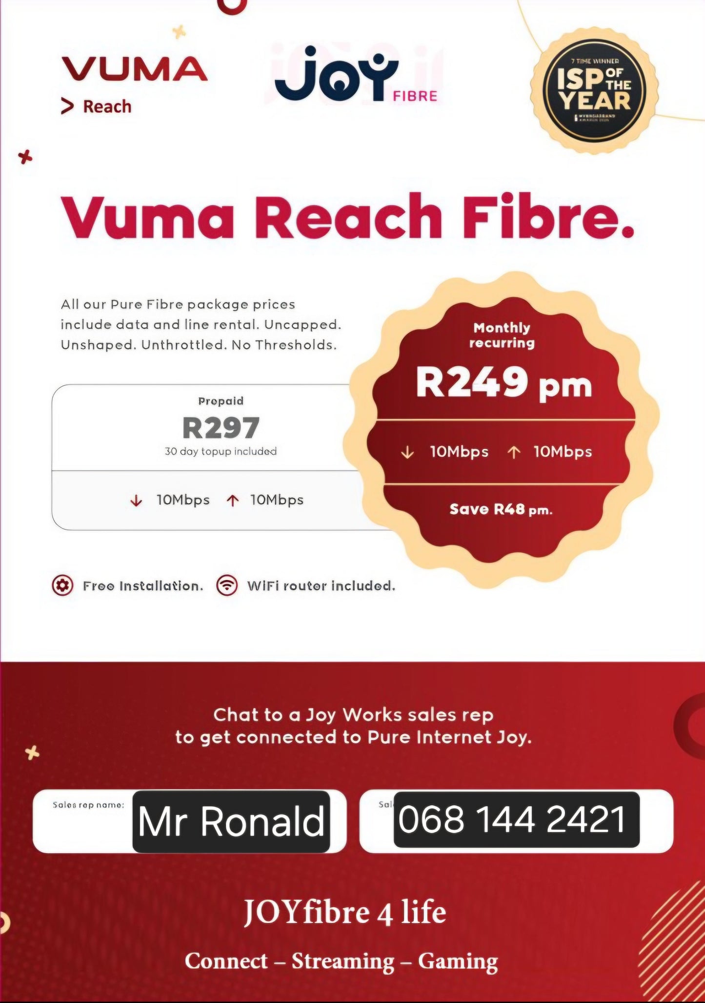 🛜Vumatel Fibre