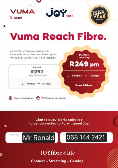 🛜Vumatel Fibre
