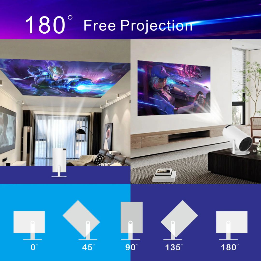 🎮 Ultimate 2-in-1 Android TV + Game Projector