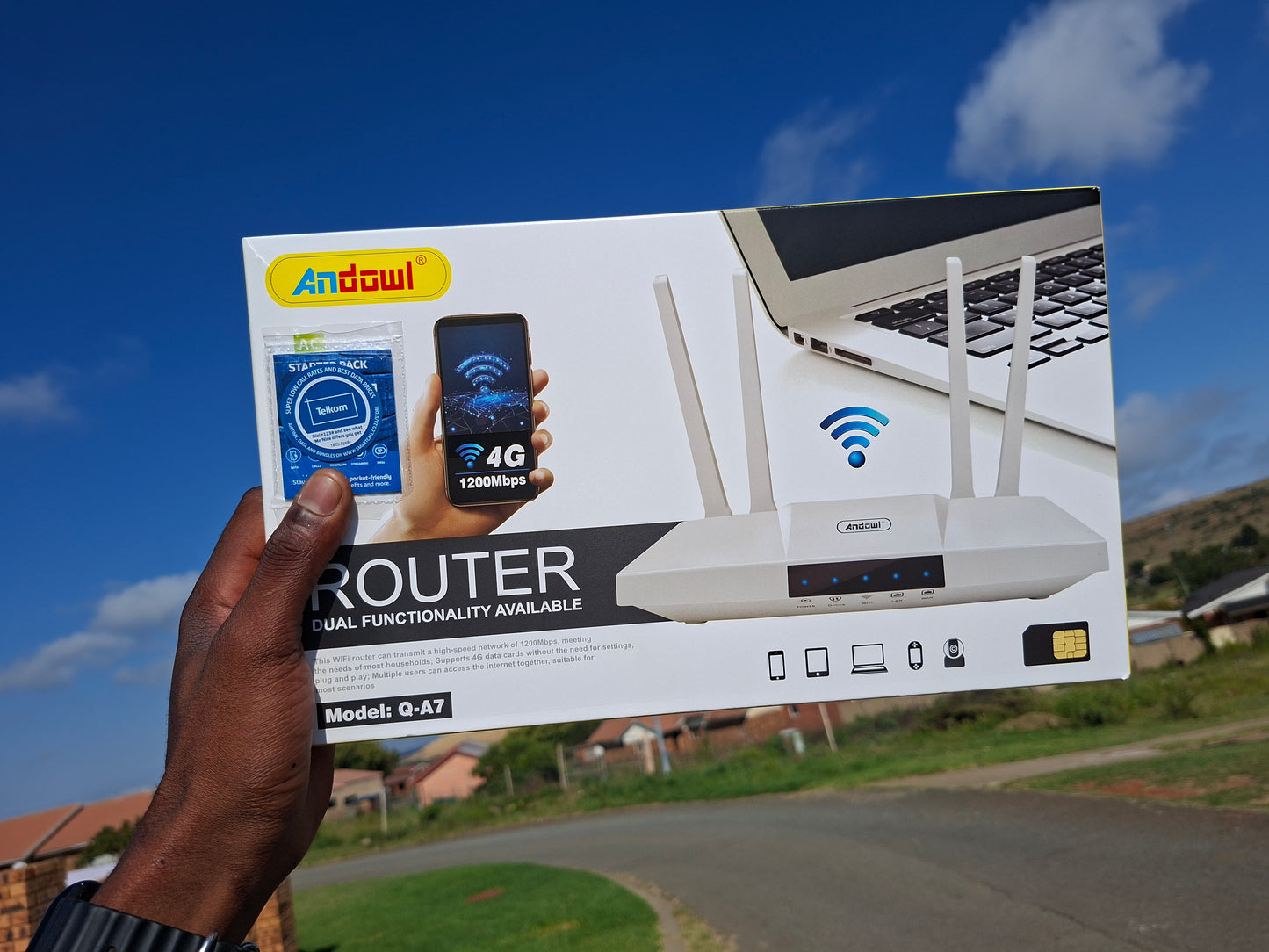 🛰Andowl Q-A7 Sim Card Router