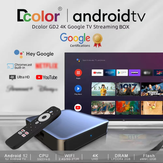 ⚜️Dcolor Google TV Box